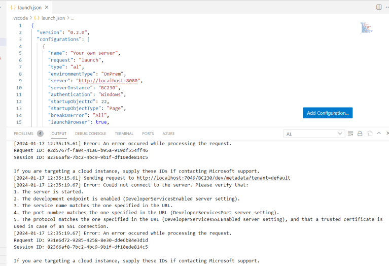 Enable Developer Services on BC 22 and newer(OnPrem) – Business Central ...